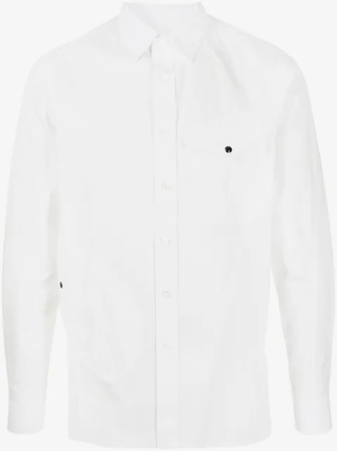 Ports V chest-pocket long-sleeve shirt