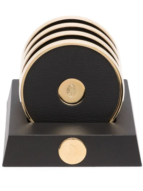 El Casco pebbled-finish coaster set (8.4cm)