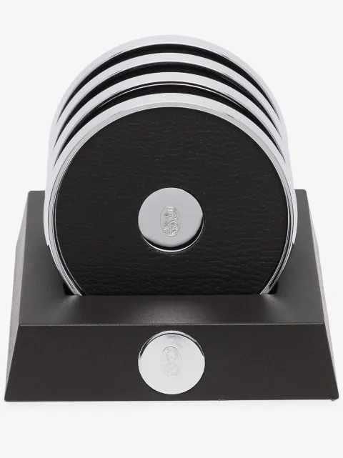 El Casco pebbled-finish coaster set (8.4cm)