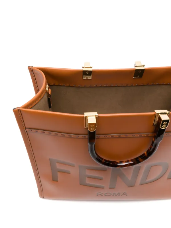 FENDI Sunshine Tote Bag | Brown | FARFETCH JO