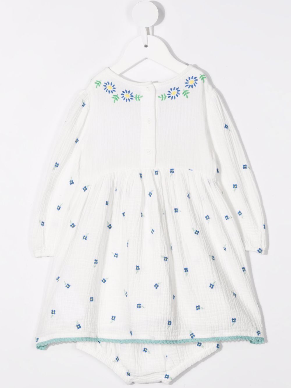 фото Stella mccartney kids платье с цветочной вышивкой