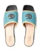 Gucci GG quilted slides