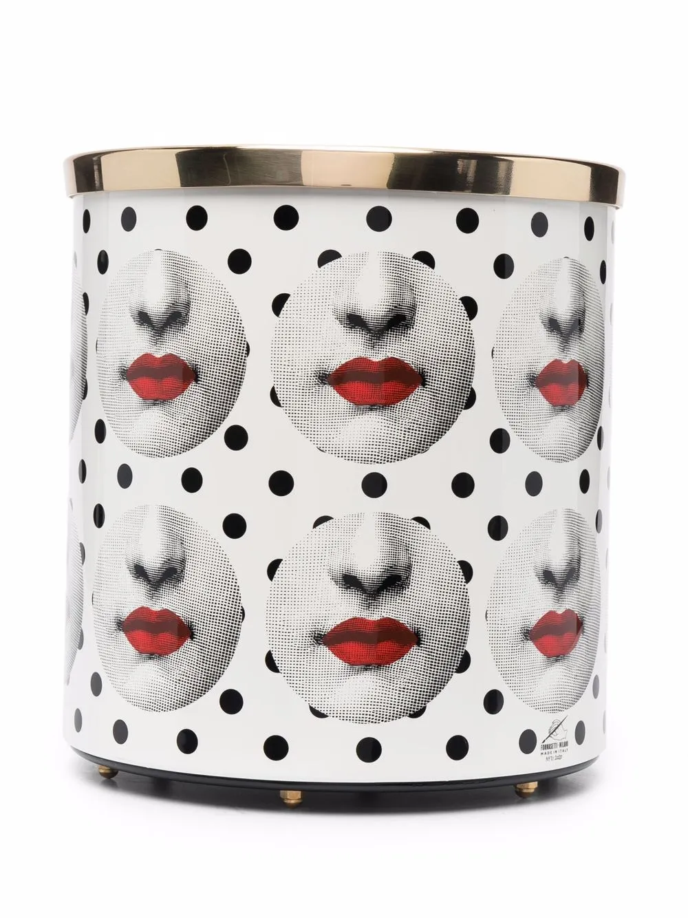 Fornasetti Comme Des Forna paper bin | Desk Accessories | Image 2