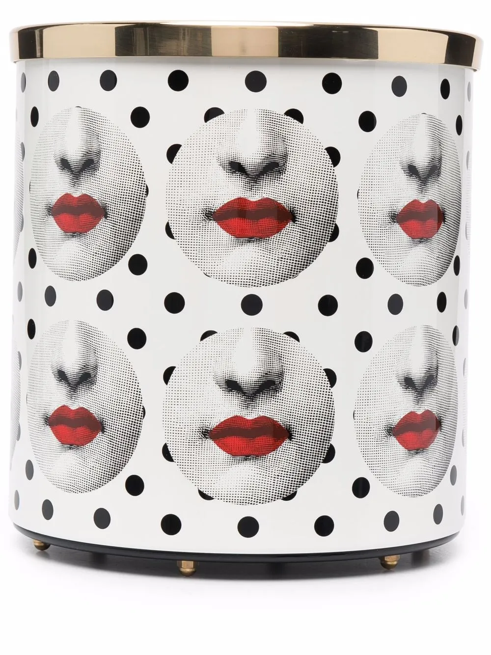 Fornasetti Comme Des Forna paper bin | White | Image 1