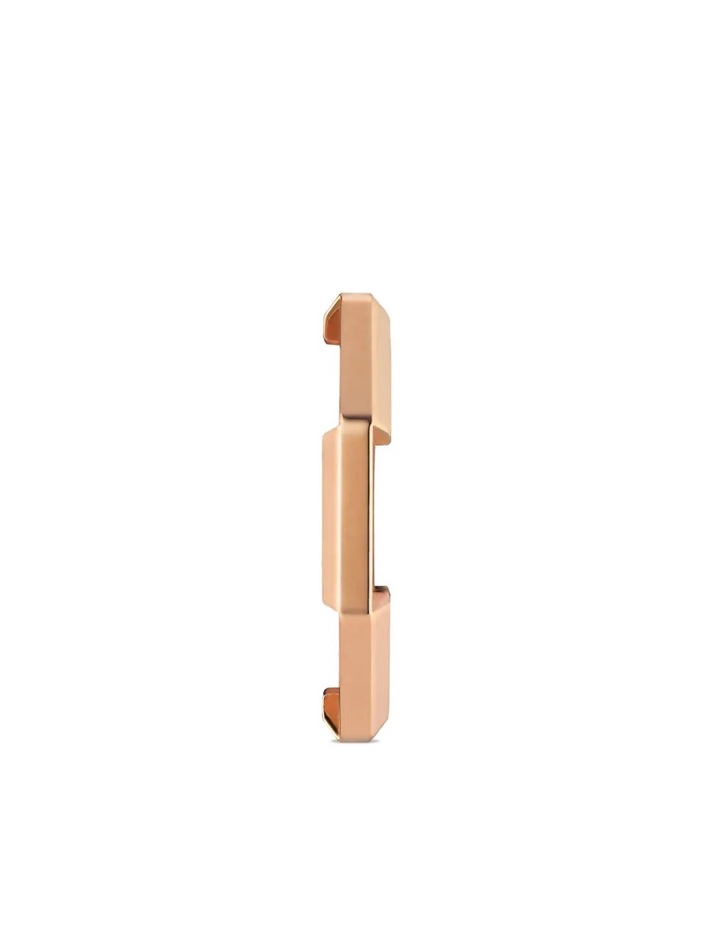 Shop Gucci 18kt Rose Gold Link To Love Mirrored Ring In Rosa