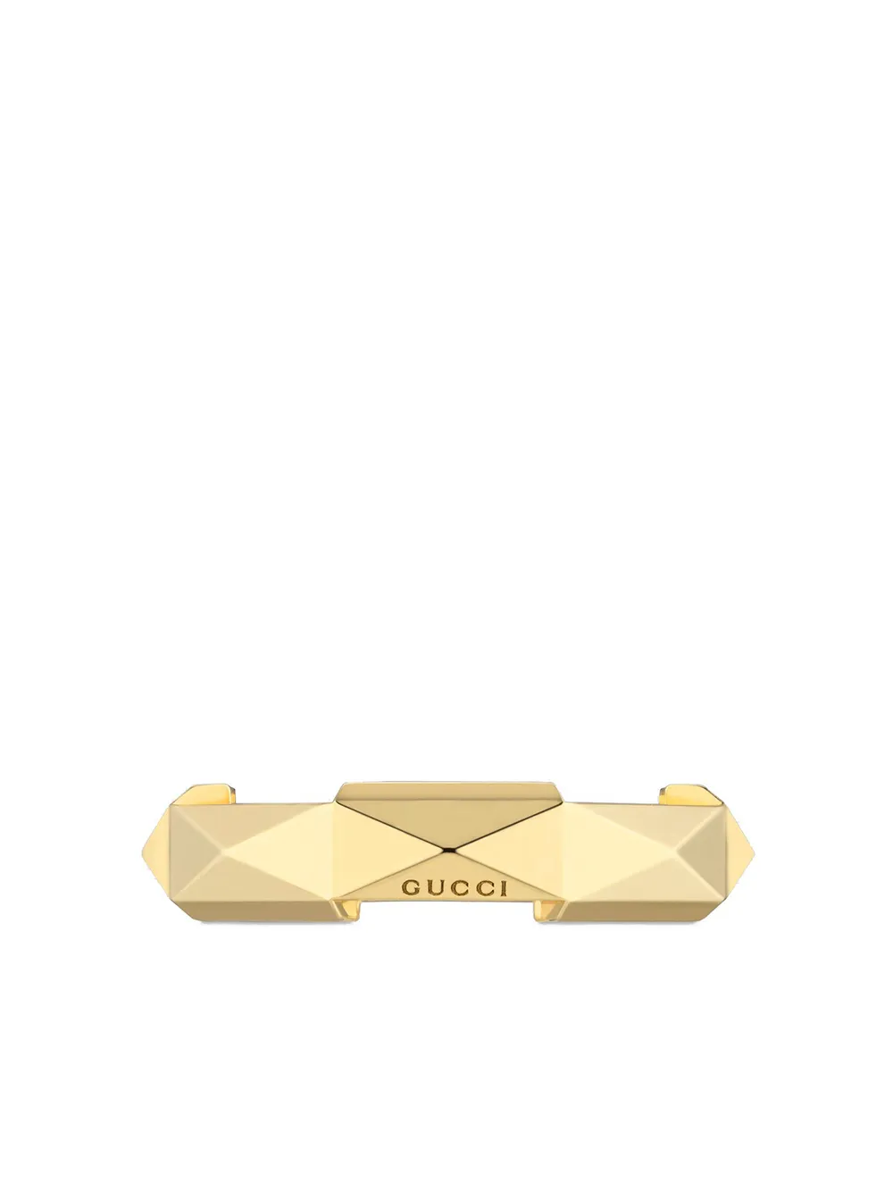 Gucci Link To Love 18k Studded Ring In Gold