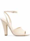 Saint Laurent Scandale 110mm sandals - Neutrals