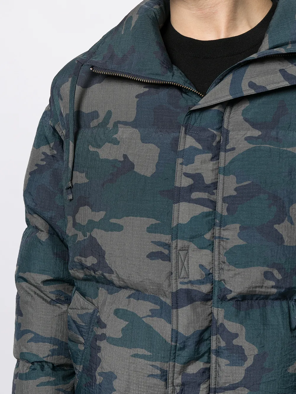 Heart Earth Camouflage Padded Jacket