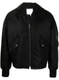 Ports V hooded bomber jacket - Black