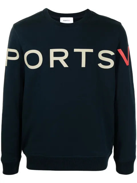 Ports V sudadera con logo estampado