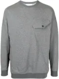Ports V chest flap-pocket jumper - Grey