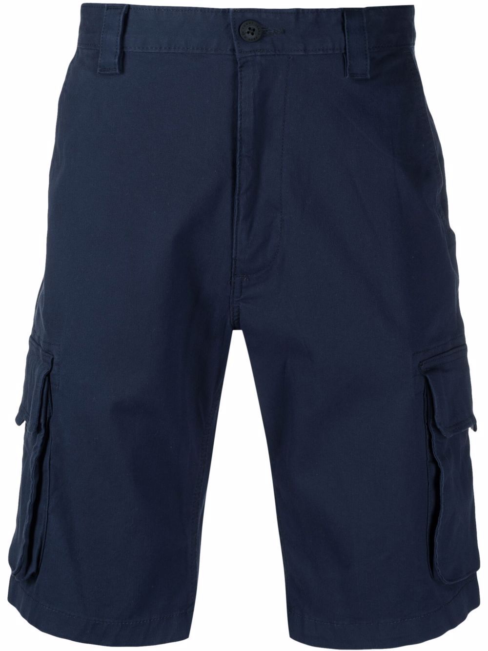 Shop Tommy Hilfiger Washed Cargo Shorts In Blau