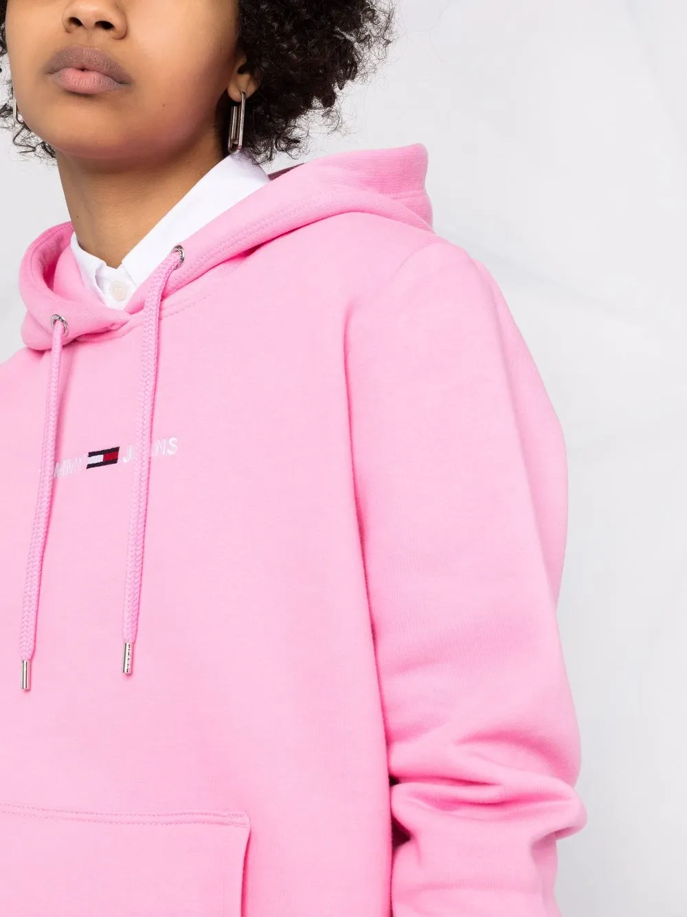 фото Tommy hilfiger худи linear с вышитым логотипом