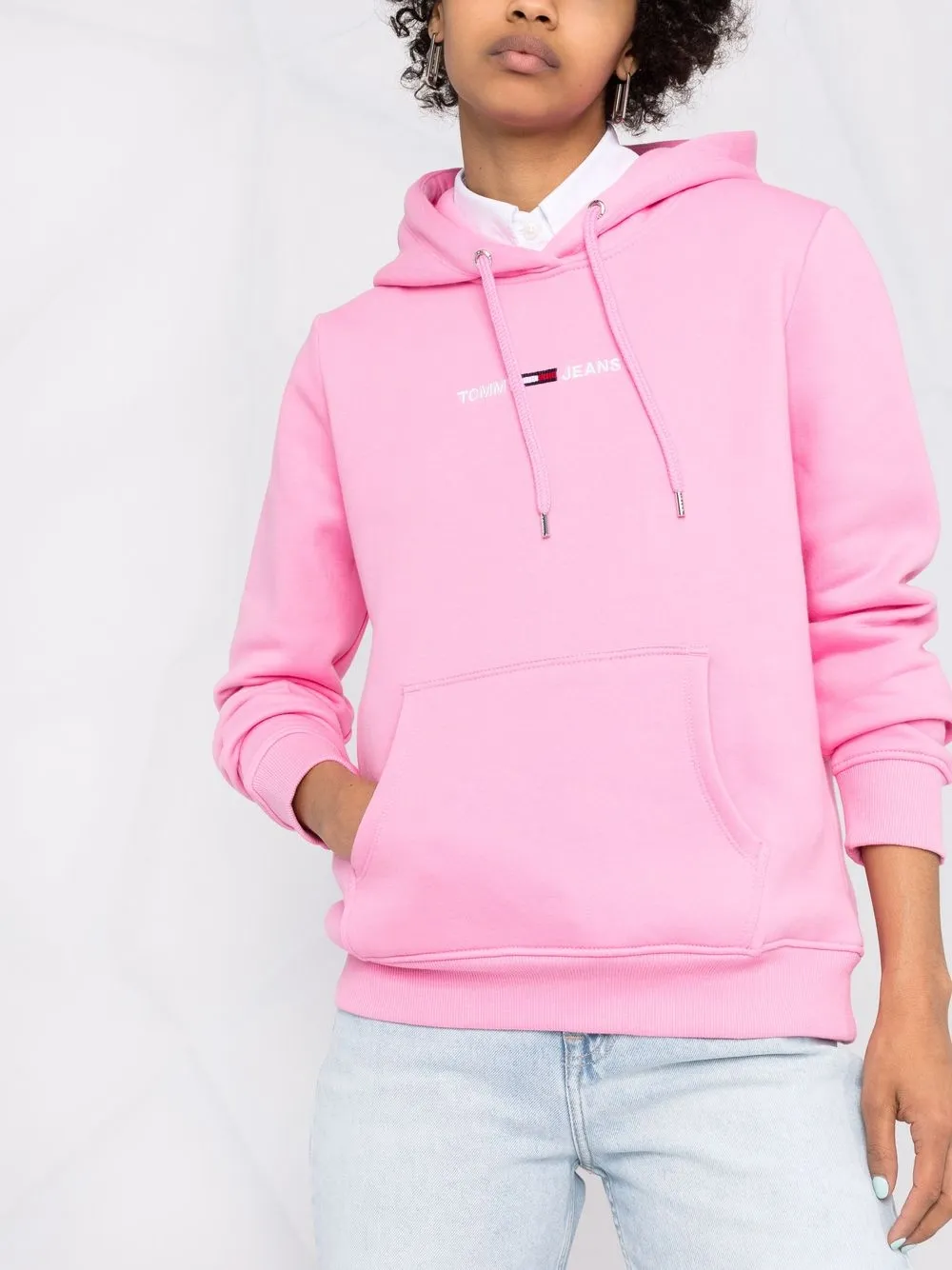 фото Tommy hilfiger худи linear с вышитым логотипом