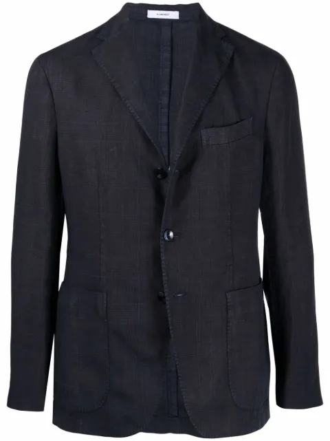 Boglioli blazer con estampado de cuadros