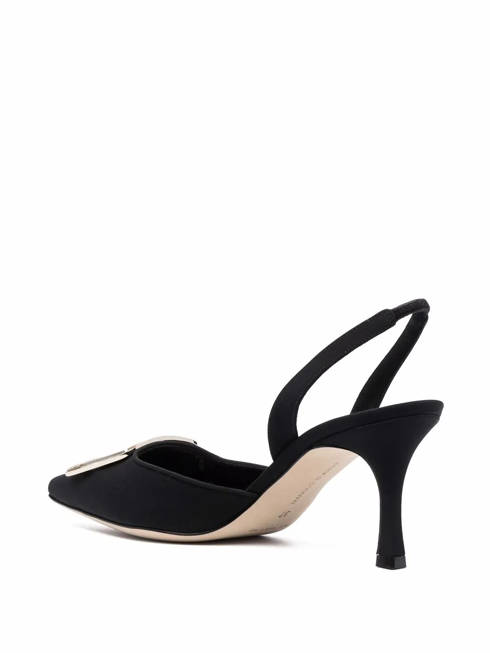фото Manolo blahnik крепдешиновые туфли maysli