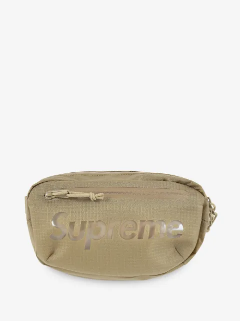 Supreme cangurera con logo estampado