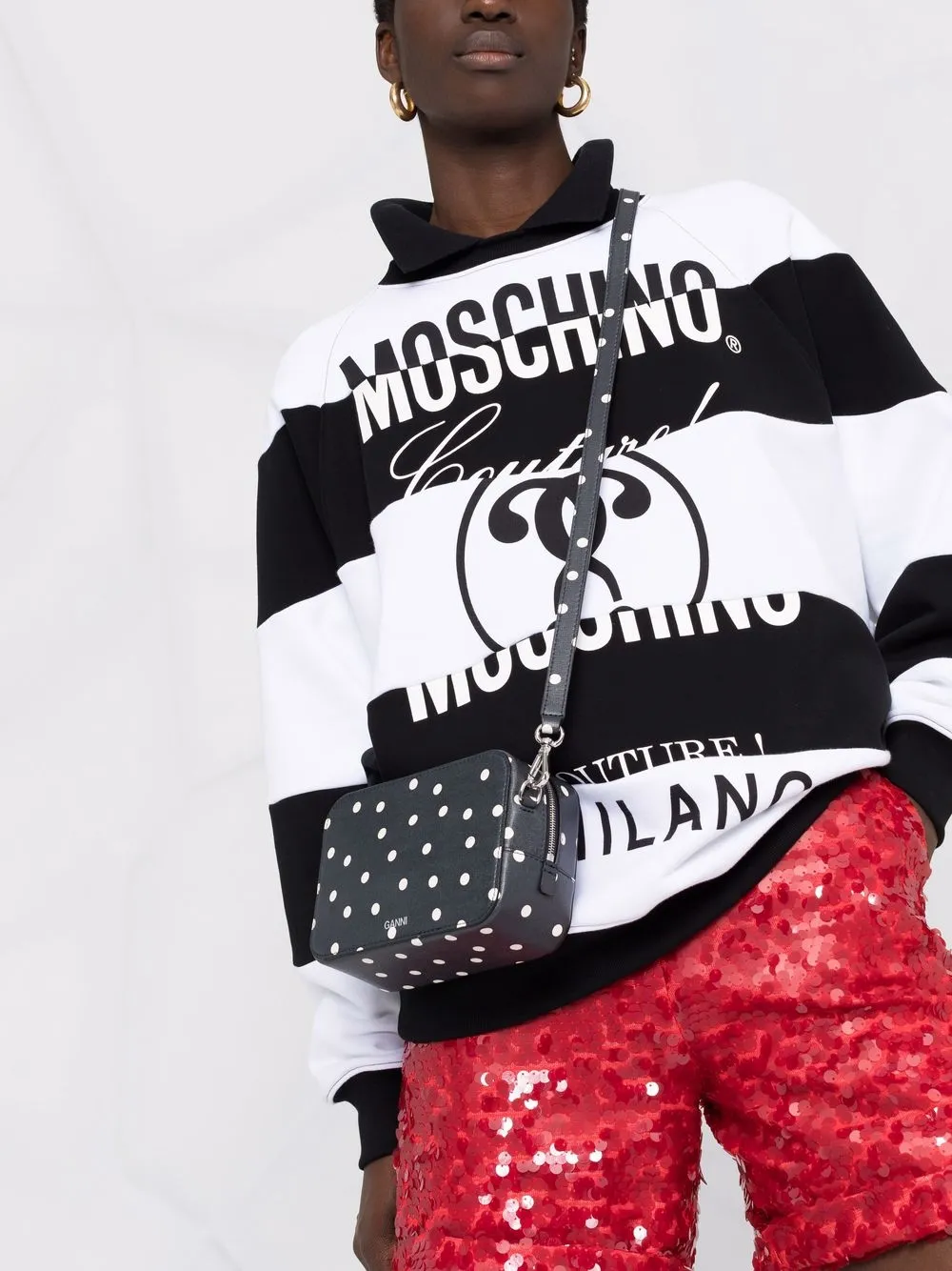 фото Moschino толстовка с принтом