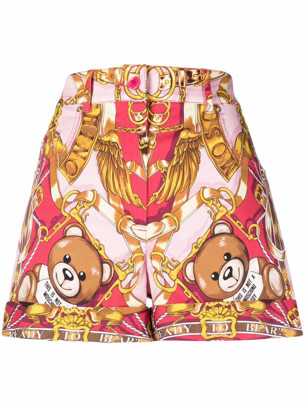 moschino teddy bear shorts