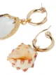 Brinker & Eliza BRNKR LAGUNNA GLD SHELL HUGGY DROP ERNG