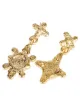 Brinker & Eliza Daphne pearl mix match drop earrings