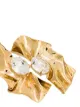 Sterling King Fold crystal-embellished earrings