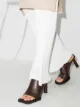 Jacquemus asymmetric 75mm mules