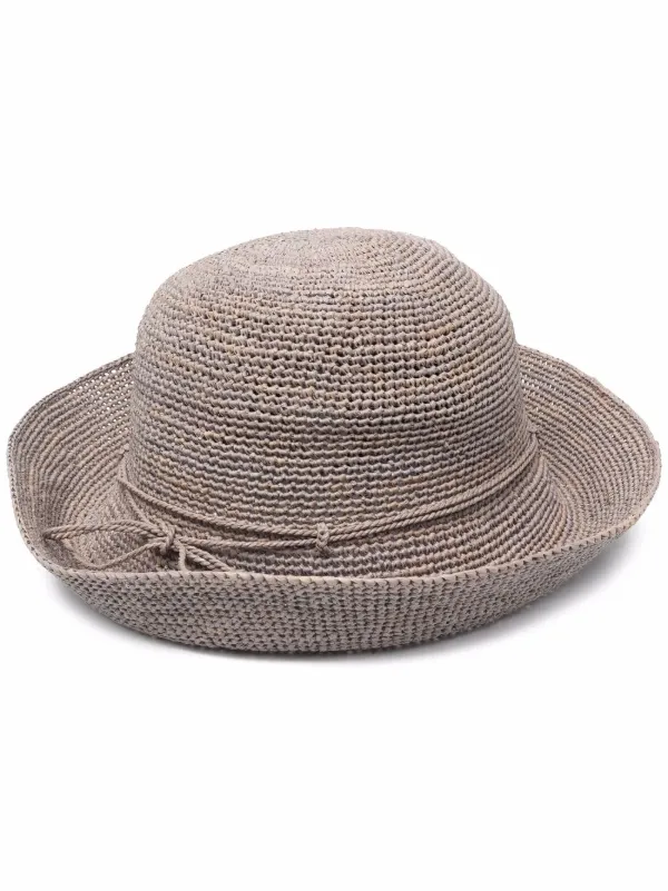 Helen Kaminski Provence Raffia Sun Hat Grey FARFETCH PH