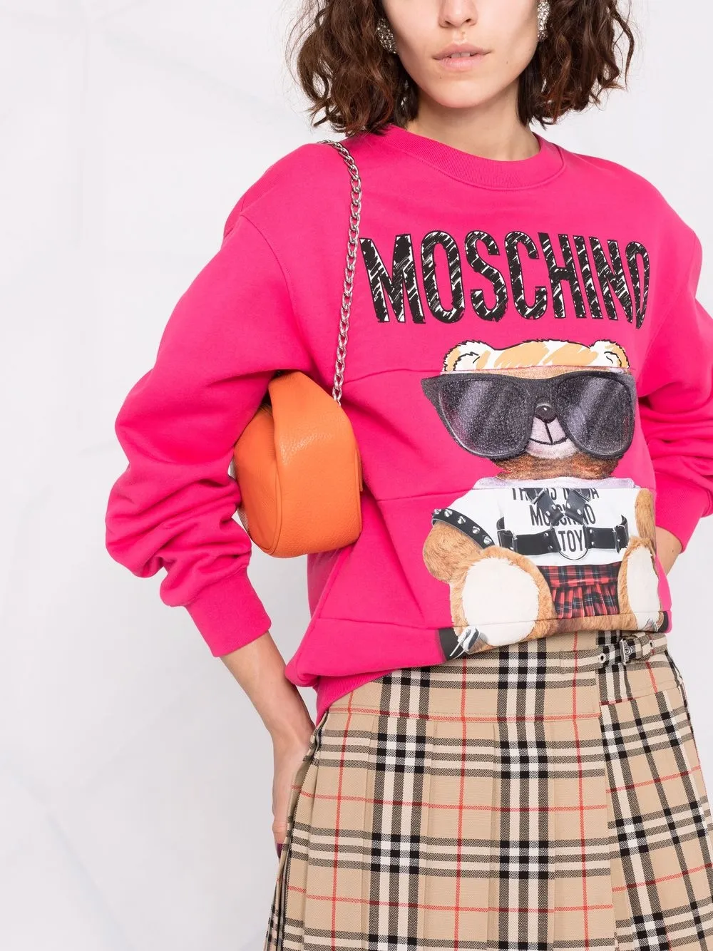 фото Moschino толстовка teddy bear с логотипом