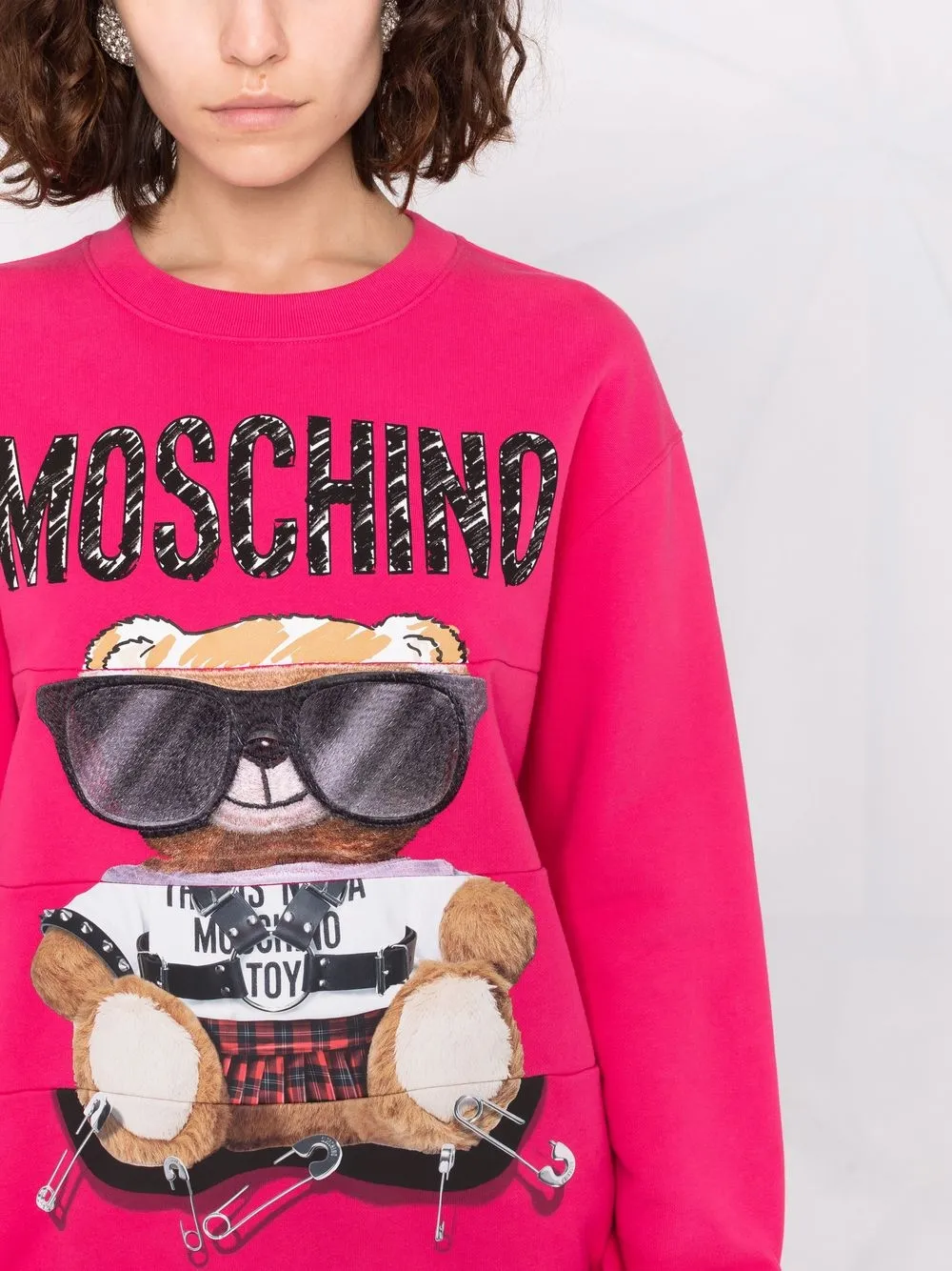 фото Moschino толстовка teddy bear с логотипом