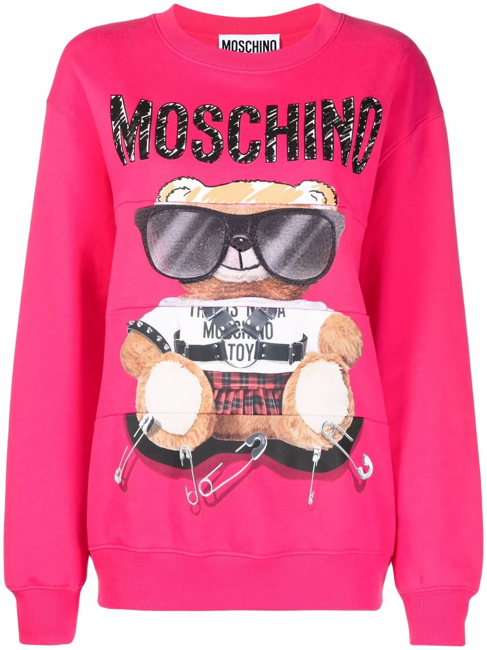 фото Moschino толстовка teddy bear с логотипом