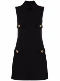 Moschino button-embellished sleeveless dress - Black