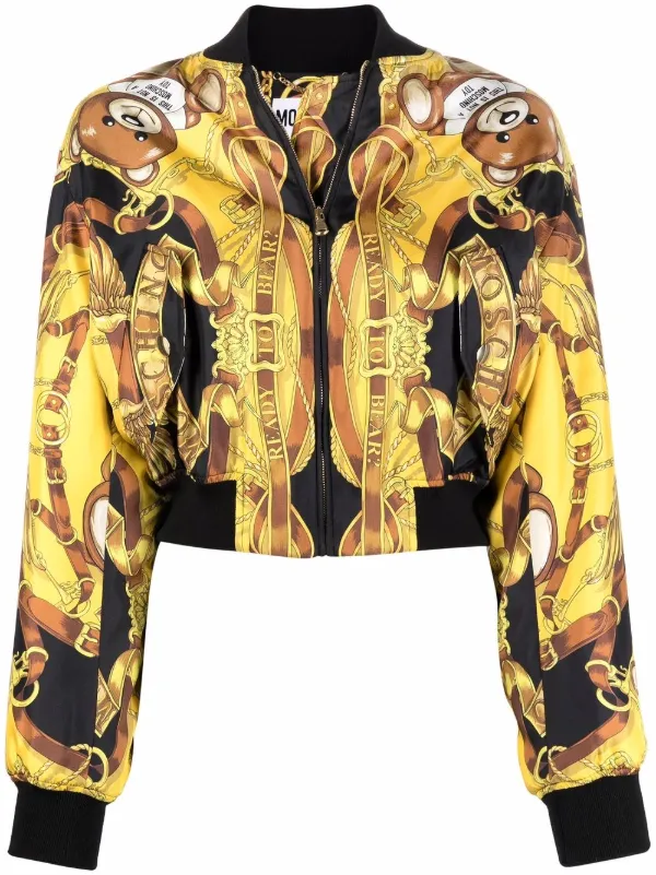 versace style bomber jacket