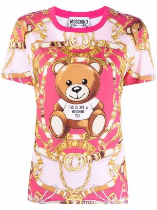 Moschino Teddy Bear Cotton T-Shirt - Farfetch