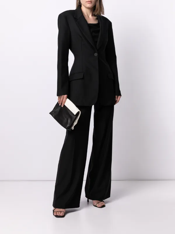 single-breasted tailored blazer 