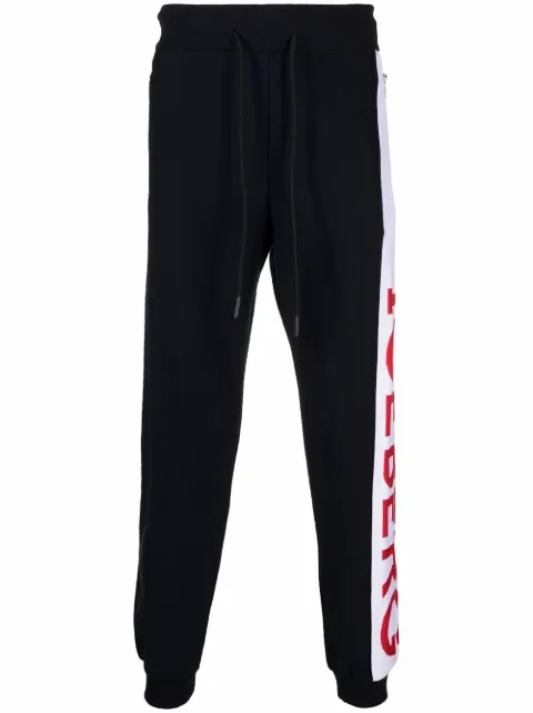 Iceberg colour-block logo track pants