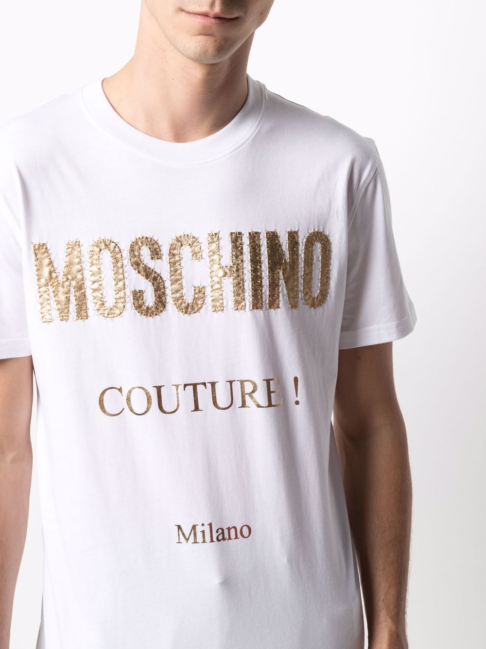 фото Moschino футболка с логотипом