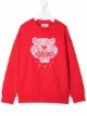 Image 1 of Kenzo Kids logo-print long-sleeved jumper