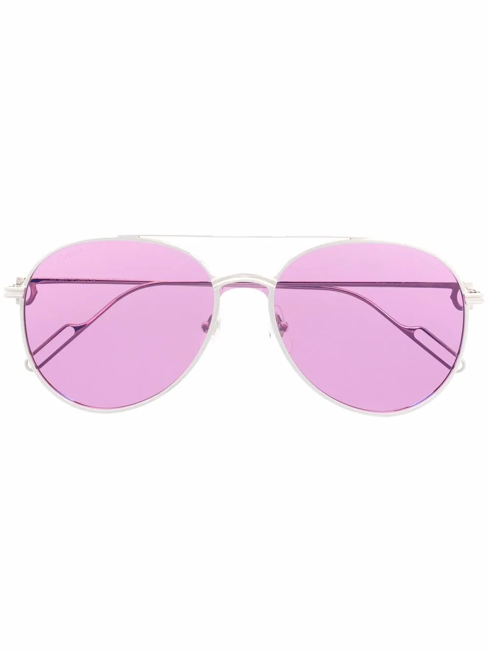 фото Cartier eyewear солнцезащитные очки-авиаторы c de cartier
