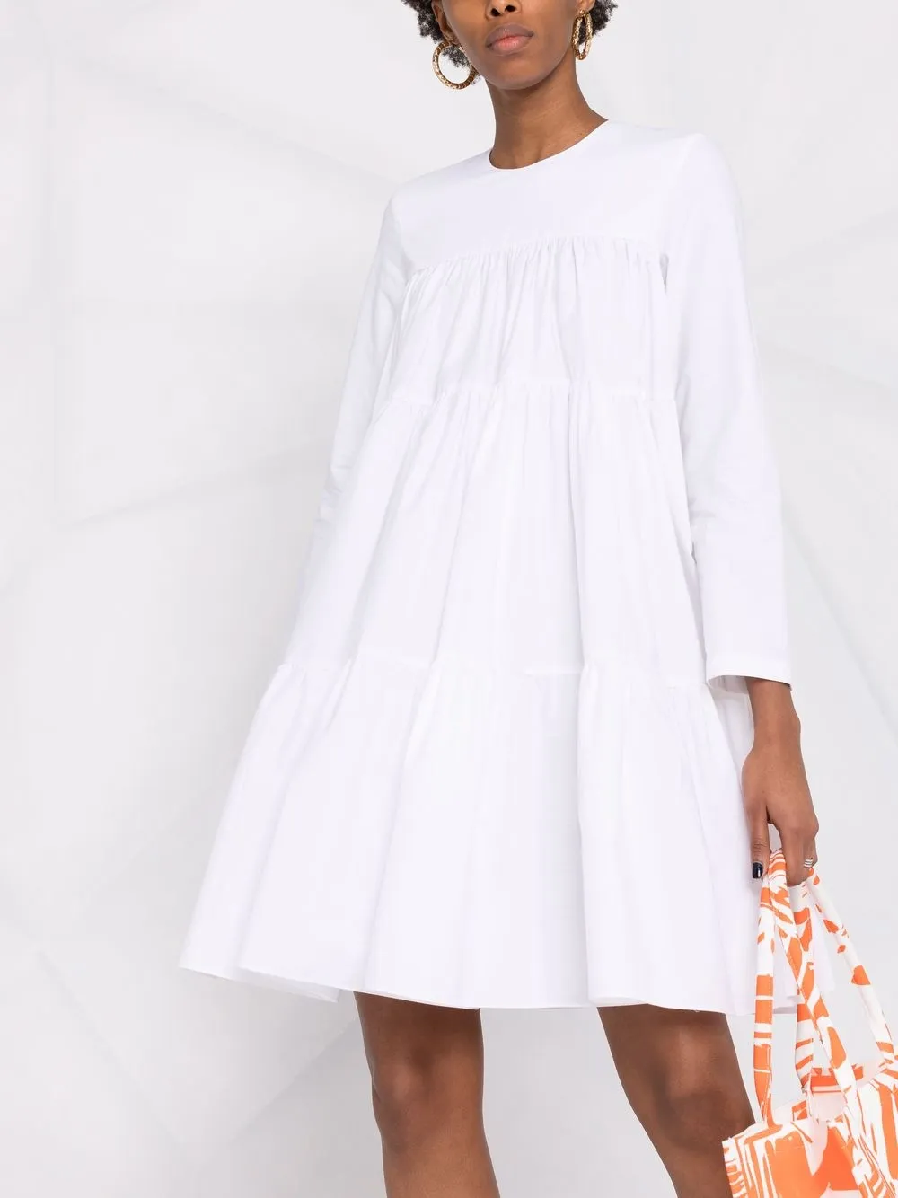 фото Azi.land ярусное платье sasha с длинными рукавами