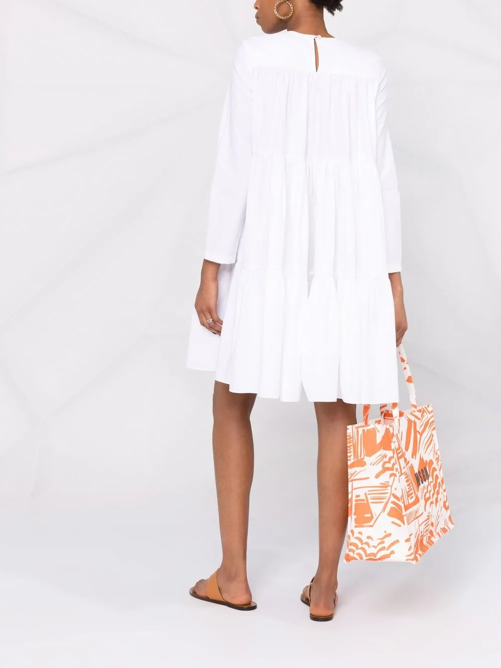 фото Azi.land ярусное платье sasha с длинными рукавами