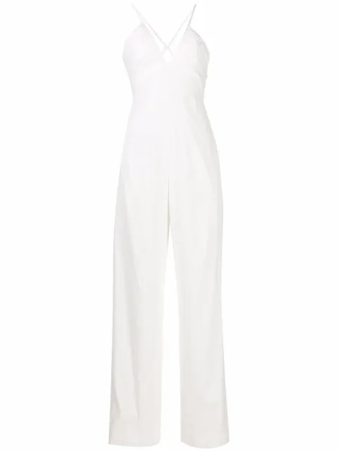 rag & bone wide-leg fitted jumpsuit