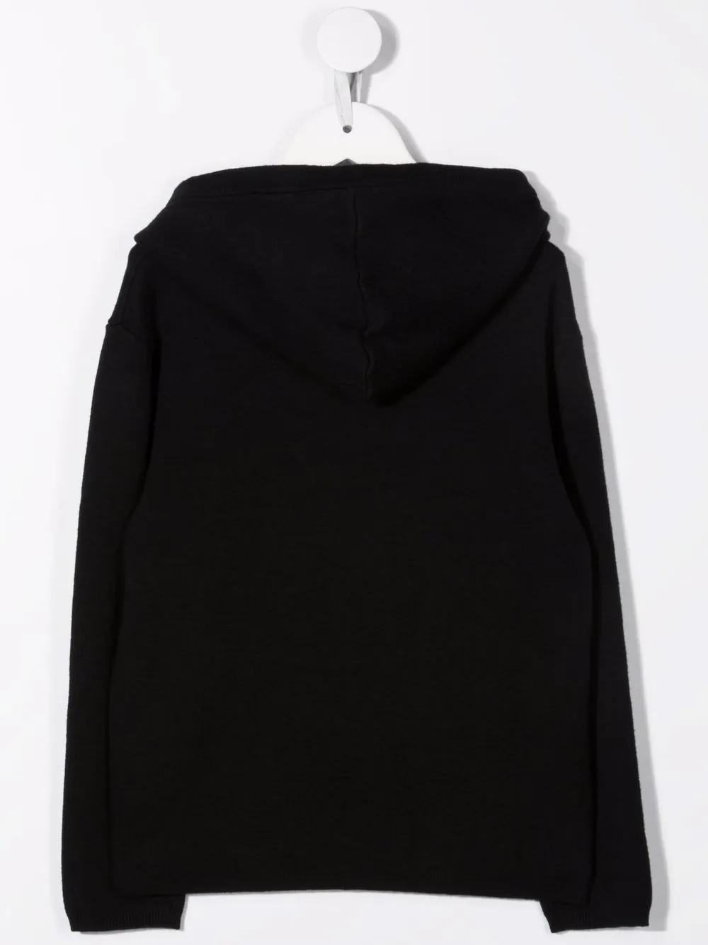 фото Moschino kids худи вязки интарсия с длинными рукавами