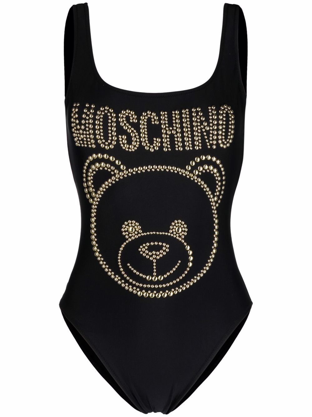 фото Moschino купальник teddy bear с заклепками