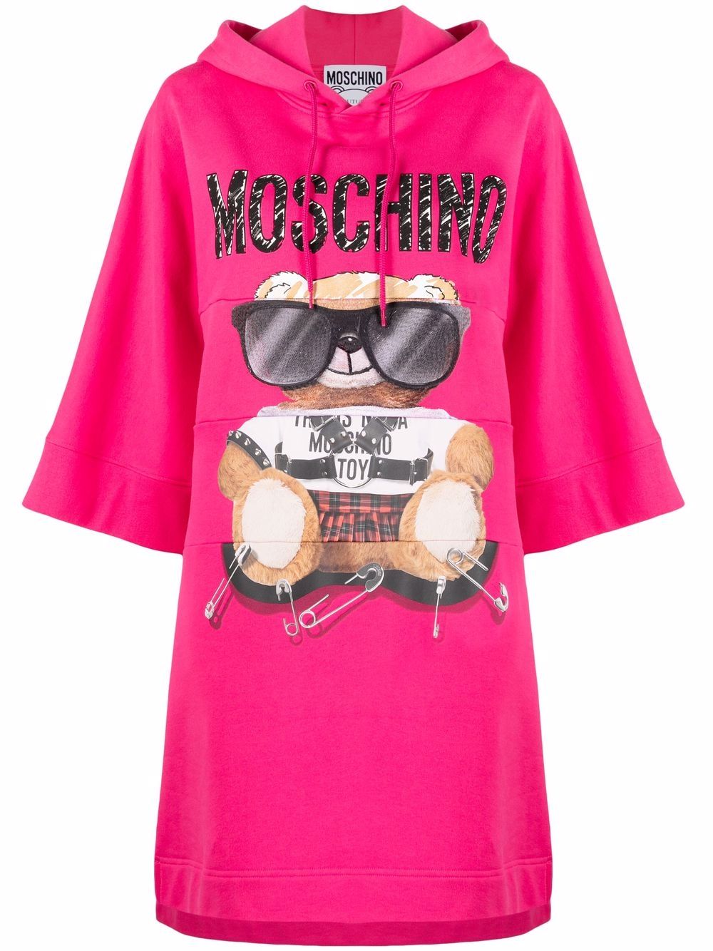 фото Moschino худи с принтом teddy bear