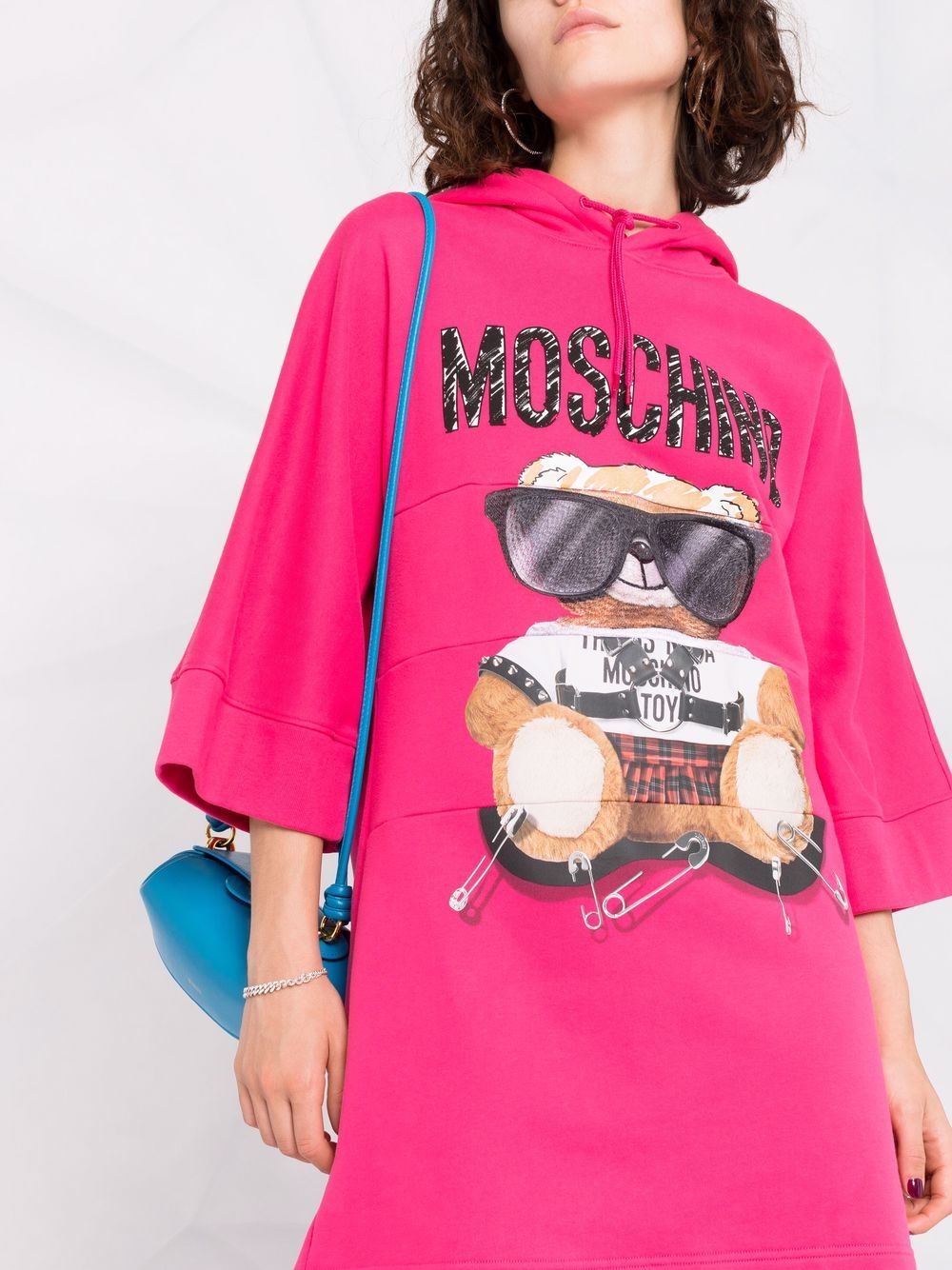 фото Moschino худи с принтом teddy bear