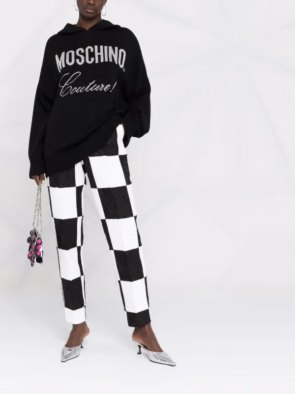 moschino blue moletom com capuz
