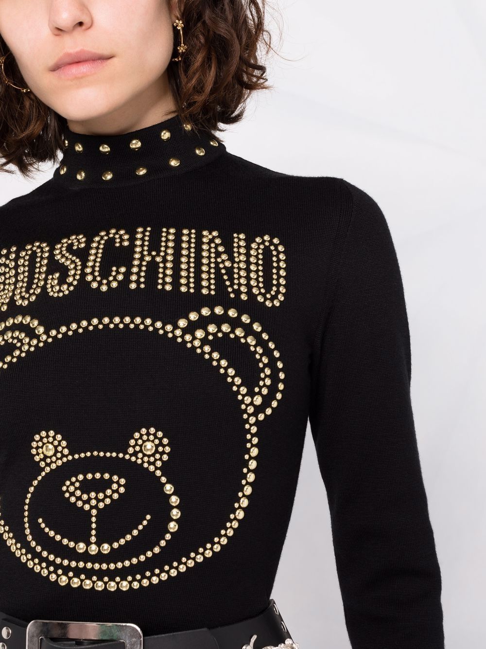 фото Moschino топ teddy studs