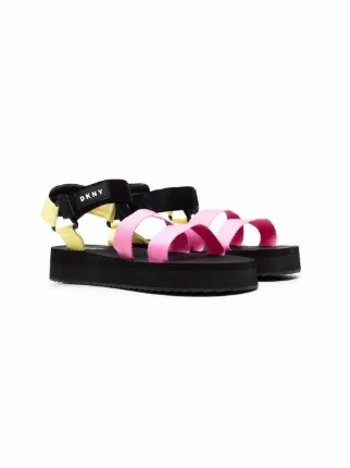 dkny platform sandals