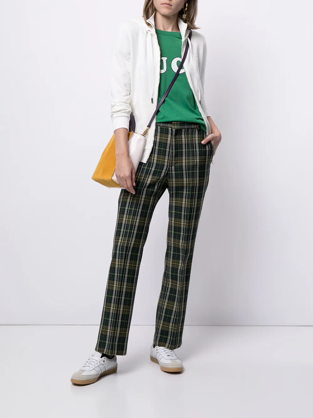 Gucci Hoodie met logoprint - Wit